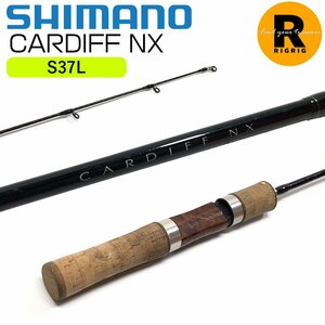 Q シマノ CARDIFF NX S37L スピニングロッド トラウト 2ピース 付属品なし|SHIMANO カーディフ ロッド 釣具 竿