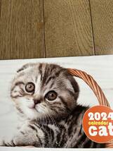 可愛い猫のカレンダー　2024年　壁掛け_画像1