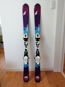 ノルディカ NORDICA Little Belle ＋MARKER Jr4.5FDT　2017/2018モデル スキー板120cmとビンディング中古品