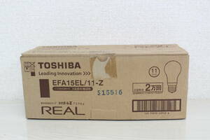 【未使用/開封済】TOSHIBA 東芝 電球型蛍光ランプ ネオボールZリアル 10個入 60ワット形 EFA15EL/11-Z 3G928