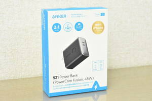 【未使用】ANKER アンカー 521 Power Bank Power Core Fusion 45w typeC 急速充電 7D097・D564