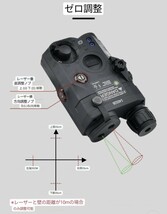 18時まで即日発送 PEQ15 LA5C レッドレーザー サバゲー 光学機器 レーザーデバイス_画像5