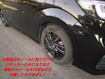 ホンダ ステップワゴン スパーダ rp1/2/3/4/5 純正17インチアルミホイール ステッカー カスタムシート インテリアシート ３Dカーボン調 BK_画像4