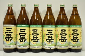 ◆2317◆未開栓 本格焼酎 6本セット 屋久島産 三岳 900ml 25度 【同梱不可】