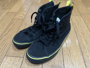 VANS ヴァンズ SK8-HI DECON DX ZP スケートハイデコンDXジップ V38CL+DECON ZIP BLACK/YEL