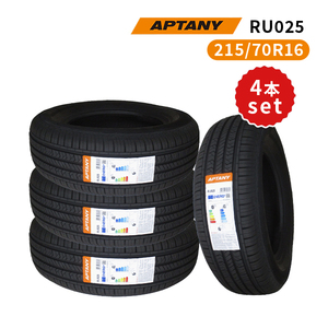 4本セット 215/70R16 2023年製造 新品サマータイヤ APTANY RU025 送料無料 215/70/16