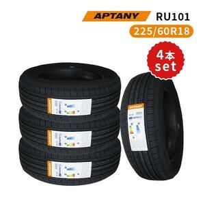 4本セット 225/60R18 2023年製造 新品サマータイヤ APTANY RU101 送料無料 225/60/18