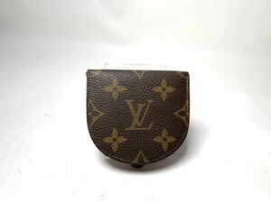 E350 1円 ■美品■ LOUIS VUITTON ルイヴィトン M61960 モノグラム ポルトモネ キュベット コインケース コインパース ブラウン系