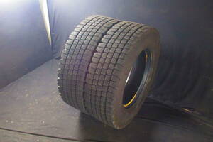 2022年製 12㎜Up!! BRIDGESTONE W910 スタッドレス 265/70R19.5 140/138J タイヤ2本SET!! 条件付き送料無料!!