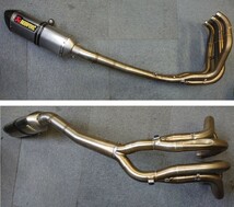  AKRAPOVIC アクラポビッチ ヘキサゴナル サイレンサー スリップオン GSX1300Rハヤブサ(08-)用のフルエキでしたがバラ出品 65パイ 65.5パイ_画像10