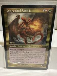 MTG　龍王アタルカ　Dragonlord Atarka　英語版　旧枠　FOIL　1枚　PR