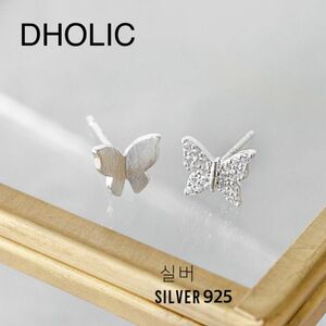 DHOLIC バタフライ　ピアス　silver925 シルバー925　蝶々