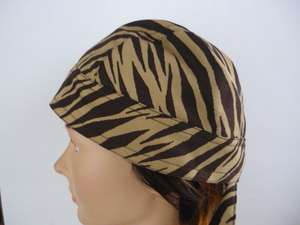  prompt decision * bandana cap [ animal pattern ①] Met in na- cap * head LAP * hand made * free shipping 