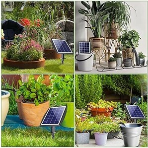 【新品送料無料】自動散水機 自動水やり 植物 散水タイマー 自動給水器 家庭用 ソーラー ガーデニング用品 小型 簡単水やりシステムの画像8