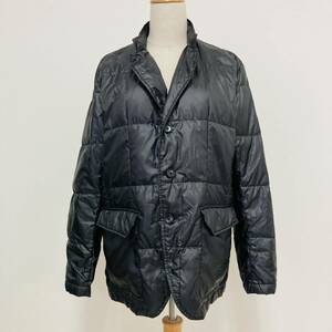 A03510 Golden Hibiki Cafe Soho Men's Down Jacket Внешний Uto Loolweight L Black Simple Elegant Universal World Protection Основной случайный стиль