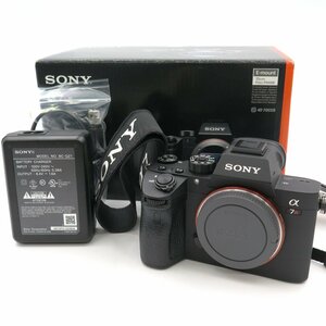 1円～ SONY ソニー α7 RIII ミラーレスデジタル一眼カメラ ボディのみ 他 箱付 通電確認済 現状品 y104-2321854【Y商品】