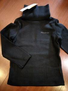 【未着用新品】MouJonJon タートルネックセーター キッズ110cmサイズ ブラック