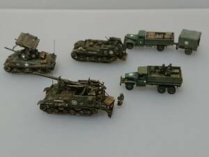 1/144完成品　M40-155ｍｍカノン砲＆シャーマンカリオペ＆M30弾薬運搬車＆CCKW＆フォード輸送車＆トレーラー「制圧砲撃/ビッグショット」