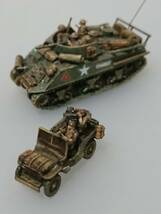 1/144完成品　シャーマンⅡ＆Fフライ＆クロムウェル戦車＆Ｍ４カンガルー＆M-19戦車運搬トレーラー＆武装ジープ「モンテカッシ-ノ突破戦2」_画像6