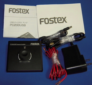 ☆中古・美品☆Fostex PC200USB USB PERSONAL AMPLIFIRE DAC内蔵ボリューム付きアンプ 送料：５２０円（条件あり）～