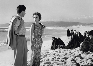 1955年　フランス映画「過去をもつ愛情」フランソワーズ・アルヌール　ダニエル・ジェラン 大きな　サイズ写真 フォト