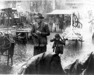 1948年 公開映画 イタリア　「自転車泥棒」ランベルト・マジョラーニ　＆　エンツォ・スタヨーラ　大きなサイズ写真　フォト