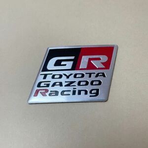 トヨタ GR Gazoo Racing (ガズーレーシング） アルミ ステッカー ！