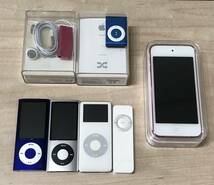 ジャンク　Apple iPod等 まとめ売り7台　A1204 A1271 A1421 A1320 A1137 A1112 nano touch shuffle_画像1