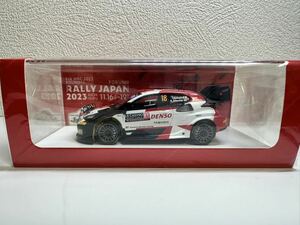 1/43 spark 200台限定 Rally Japan記念パッケージ トヨタ ヤリス WRC No18 2023 モンテカルロ 勝田貴元 ライトポッド ラリージャパン