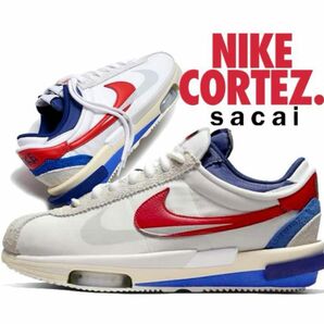 新品 未使用 28cm SACAI NIKE ZOOM CORTEZ US10 サカイ ナイキ コルテッツ 黒タグ