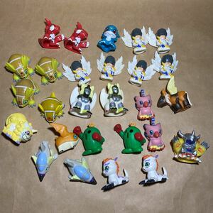 27 body set digimon finger doll figure War g Laymon bimongirumompiyomon rubber mompa scoop net nsi-samompe gas mon etc. 