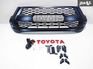 New item 未使用 After-market メーカー不明 GUN125 HiLux 後期 Zグレード用 フロント Grille ラジエーターGrille 赤EmblemLED マーカー 棚