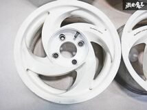 当時物 希少！！ RAYS レイズ SUPER VOLK スーパーボルク 15インチ 6.5J +40 PCD 114.3 4H 4本 AE86 レビン トレノ 180SX 旧車 等に 棚37B_画像3