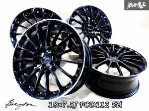 希少 美品！！ BREYTON ブレイトン Magic CW マジック 18インチ 7.5J +48 PCD112 5H ホイール単体 4本 F56 MINI ミニ JCW 棚36A