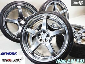 【良品】 WORK ワーク EMOTION T5R 2P GTS 19インチ 8.5J +43 9.5J +42 5穴 PCD100 225/35R19 235/35R19 ZN6 86 ZC6 BRZ ホイール 棚40C