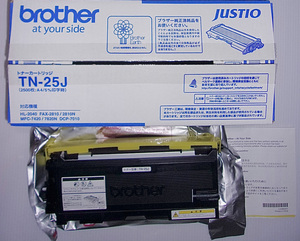ブラザー工業 brother TN-25J トナーカートリッジ (箱開封本体未使用) 定形外送料710円で発送