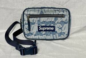 supreme Fat Tip Jacquard Denim Waist Bag 22SS　シュプリーム BOX バック