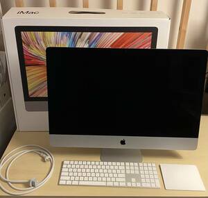 【Apple Store CTO】iMac Retina 5K 2019, i9 9900K, Radeon Pro 580X, メモリ96GB, 512GB SSD,USキーボード, MagicTrackpad