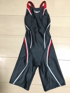 Купальный купальник Speed ​​Speedo One Piece Spats Type Girls Официальный турнир доступен Fina Mark Cleaning 120 размер