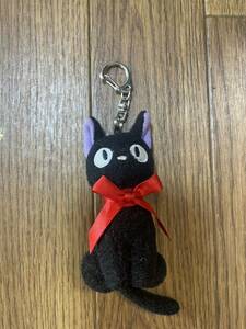 ジジ　ジブリ　くろねこ　チャーム キーホルダー ぬいぐるみ 魔女の宅急便