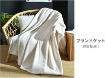 【専用】【200cm×230cm, オフホワイト】と【200cm×300cm, オフホワイト】マルチカバー ブランケット ソファーカバー ベッドカバー 暖かい_画像8