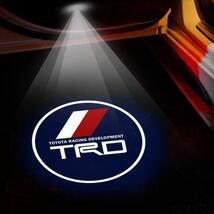 2個セット TRD トヨタ TOYOTA GR LED HD カーテシライト ランプ ウェルカムライト グラウンドイルミネーション ee_画像1