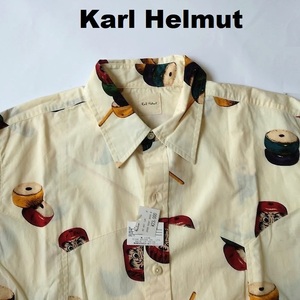 新品タグ付 カールヘルム KarlHelmut★だるま長袖シャツ/ダルマおとし　メンズ L