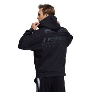 ■アディダス ワインディング フルジップ フーディー ブラック 新品 Lサイズ adidas WINDING FULL ZIP HOODIE 起毛 パーカー GT6355