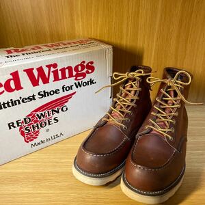 レッドウィング 8875 ビンテージ 7 1/2E 25.5cm 97年製 犬タグ 箱付 アイリッシュセッター REDWING