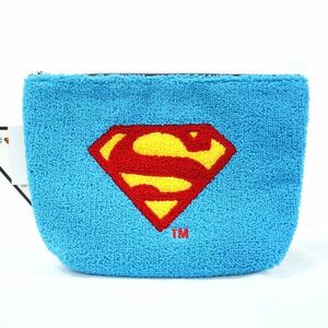 [YS1499] 新品 SUPERMAN ポーチ 男女兼用 スーパーマン W25xH18xD4cm WN-PCH02