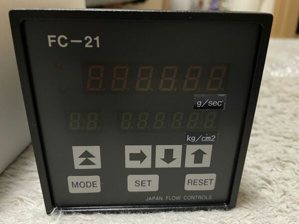 日本フローコントロール　流量表示計fc21 新品・未使用品　限界値下げ特価