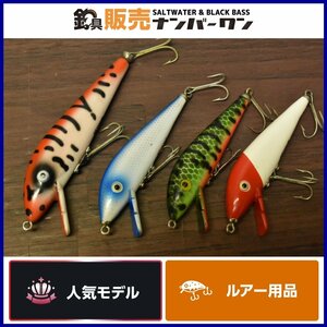 【人気モデル☆1スタ】へドン タイガー 4個セット HEDDON TIGER ミノー オールド CKN