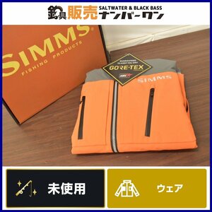 【新品未使用☆2】シムス プロドライ ジャケット Lサイズ オレンジ SIMMS ゴアテックス アウトドア 釣り キャンプ 等に（CKN_O1）