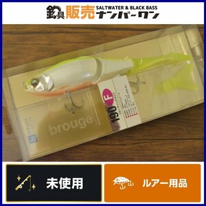 【未使用☆3】ヒフミクリエイティング ブルージュ 190F brouge ビッグベイト 釣り バス シーバス 等に（CKN_O1）